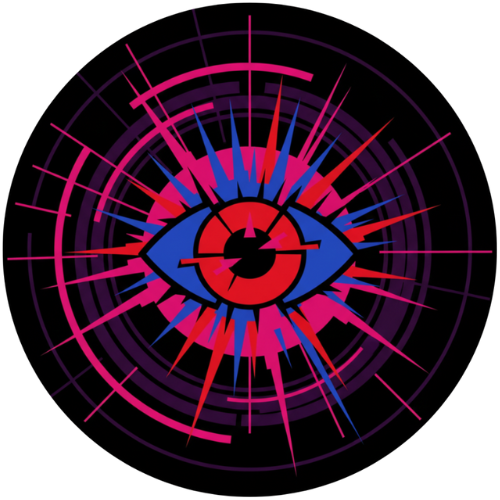 Eye Assault Icon (Branded Solo) 2in Circle Sticker