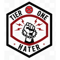 Tier One Hater (Branded Solo) 2in Circle Sticker
